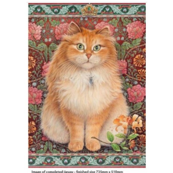 1000 Piece Puzzle - Leslie Anne Ivory Cat Painting - Picture 4 of 4